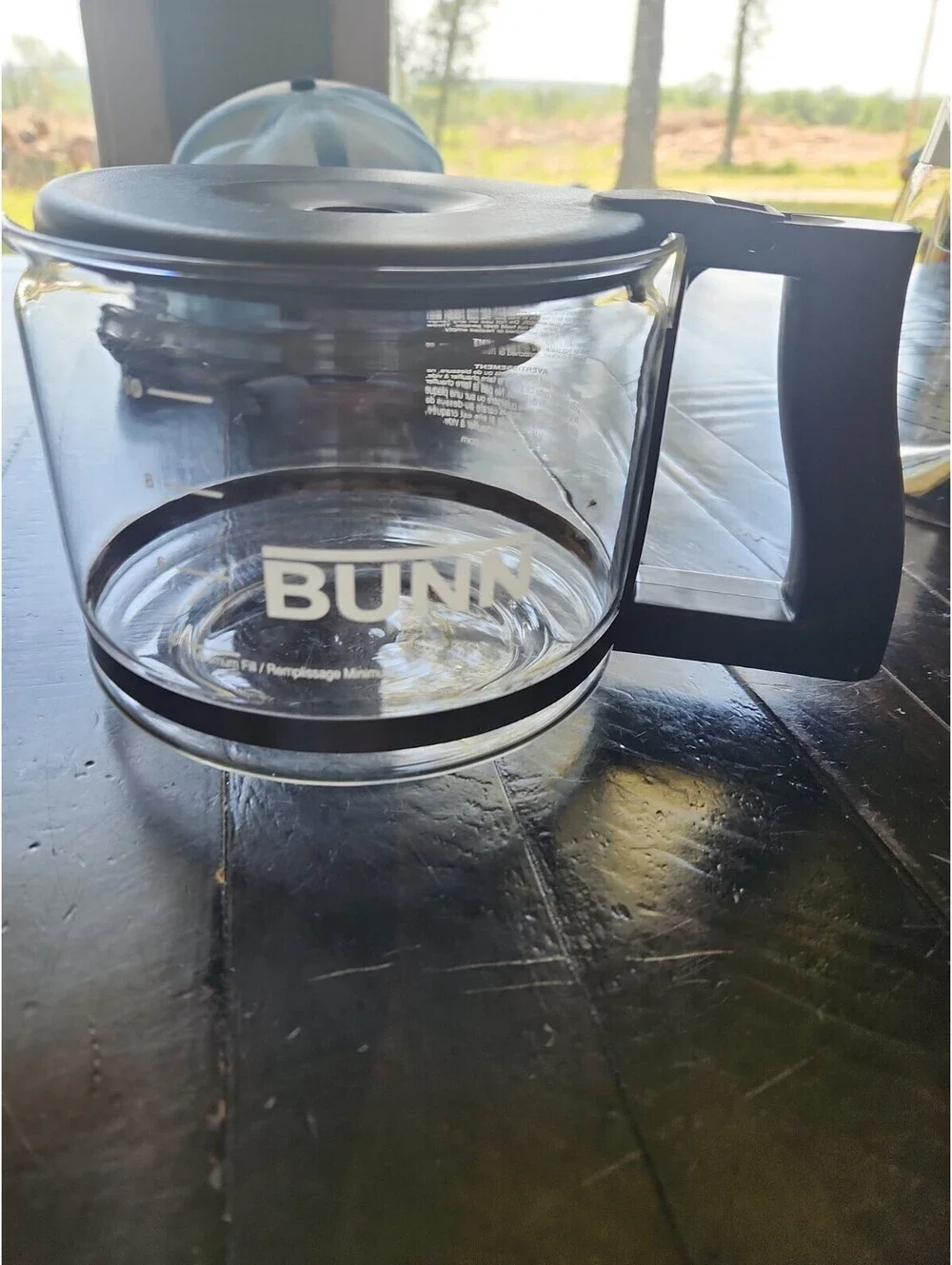 BUNN 10 Cup Replacement Glass Carafe Coffee Pot Decanter & Lid